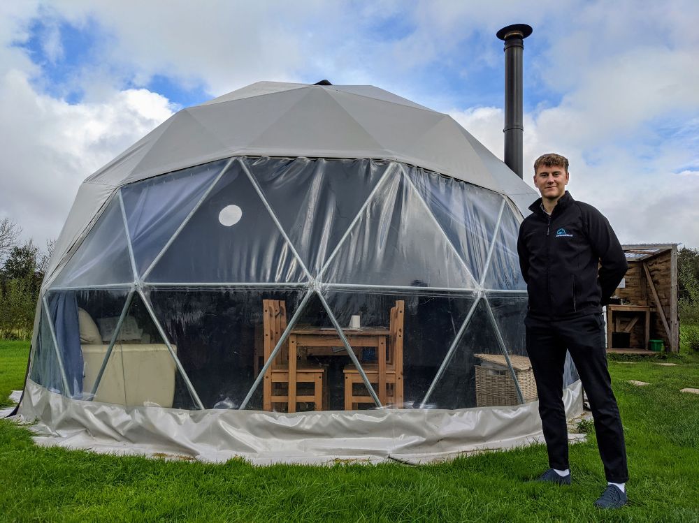 Adam Muskett at Beavers Retreat Glamping